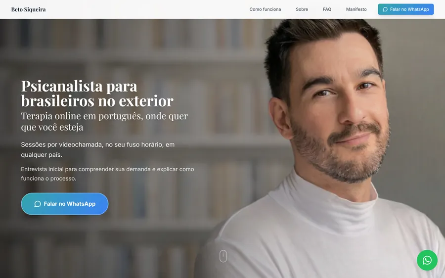 Beto Siqueira, psicanalista